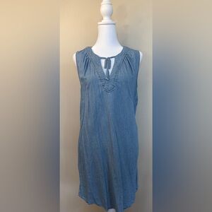 Old Navy Light Blue Denim Shift Dress